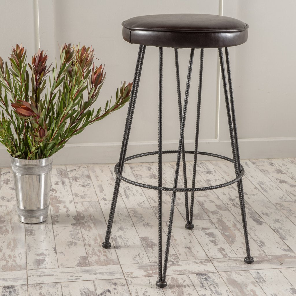Black Metal Frame Bar stools innovior