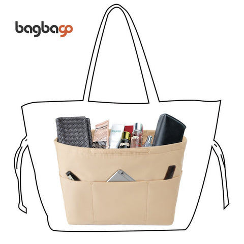 bag in bag Tote Shopper Purse Insert Organizer Package Bag Handbag Organizer fit LV Neverful L