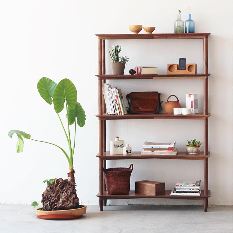 Rise Book Rack Walnut