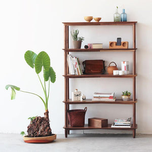 Rise Book Rack Walnut