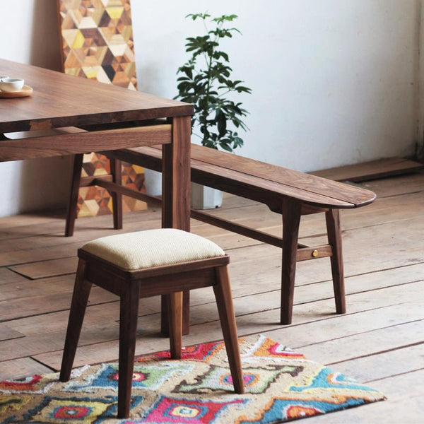 Straight Bench Walnut