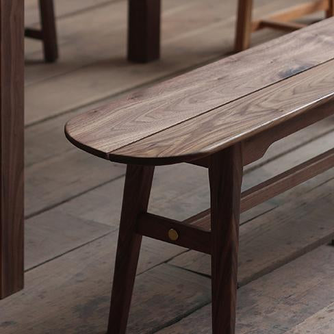 Straight Bench Walnut