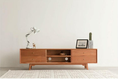 Nordic TV Cupboard Cherry Wood