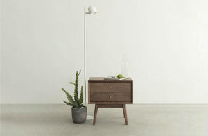 Nordic Bedside Table Walnut
