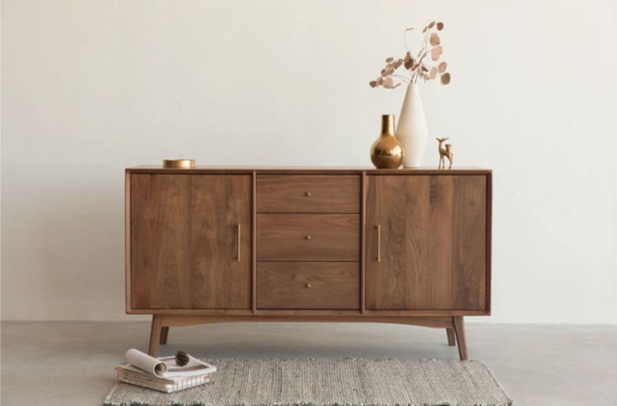 Wave sideboard Walnut