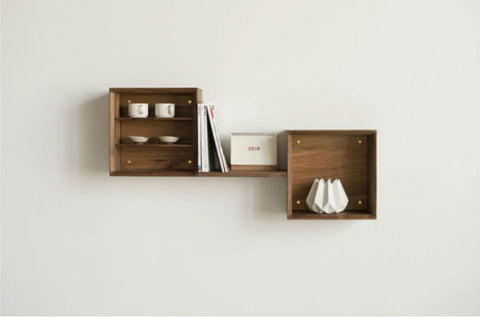 Combination Storage Cupboard Walnut