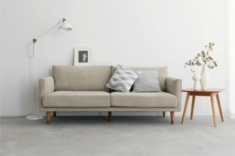 Soft Cotton Sofa – 3 seater Beige