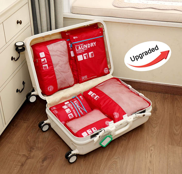Beschan 9 Set Storage Bag Travel Organizer Packing Cube