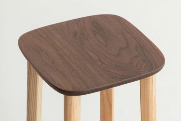 Low Bar Stool Walnut