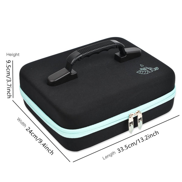 Beschan 42 Holes Essential Oil Box Carrying Case Portable Storage
