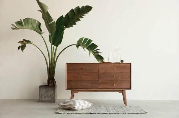 Simple Chest of Drawers Ash 6 drawers