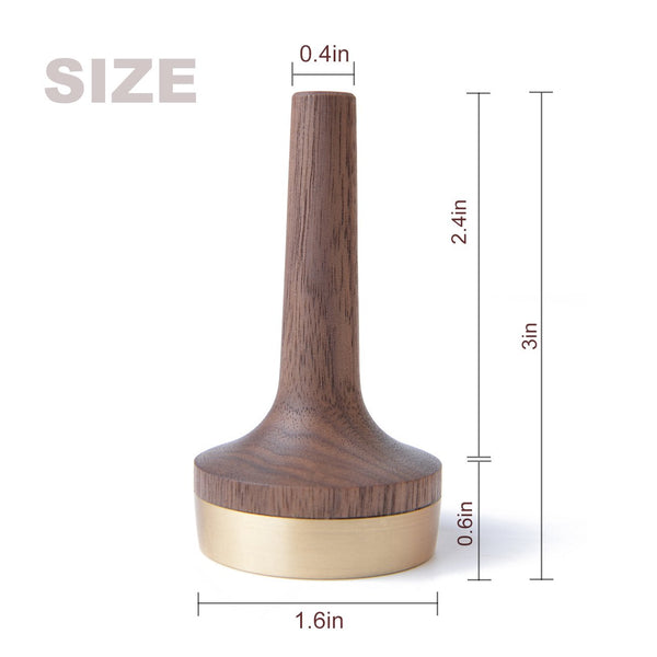 Wooden Ring Holder for Men and Women for Jewelry (Walnut Wood)