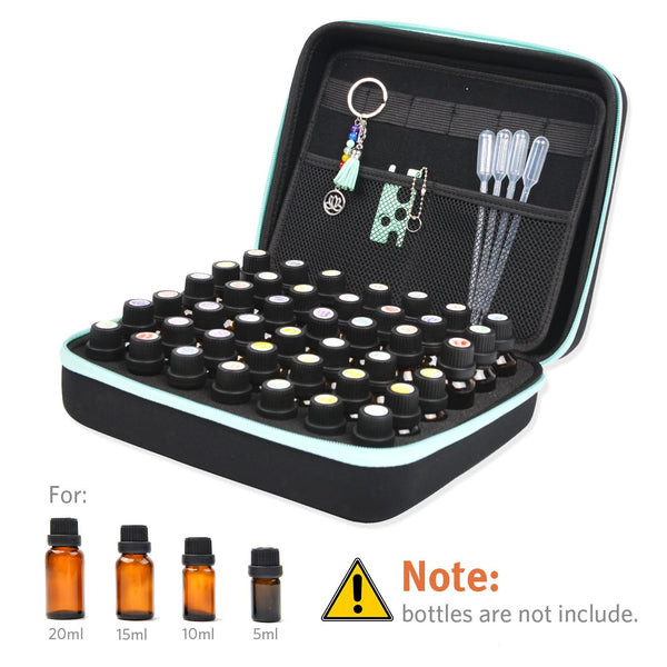 Beschan 42 Holes Essential Oil Box Carrying Case Portable Storage