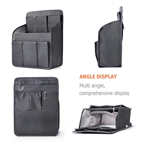 bag in bag Rectangle Backpack Insert Organizer Diaper Shoulders Bag Handbag Organizer