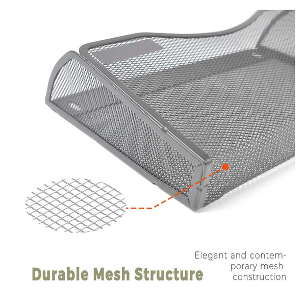 Kinwell Office Hanging Mesh Document Storage Pockets Magazine Rack Wall File Holder