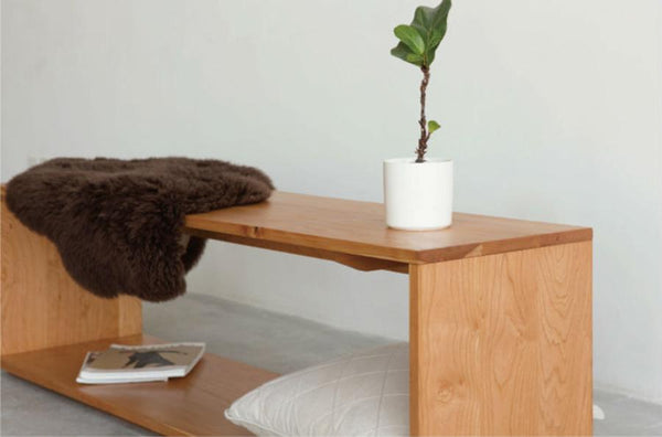 Frame Cabinet Bench Cherry wood
