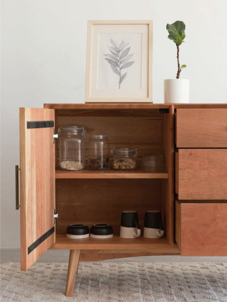 Wave sideboard Cherry wood