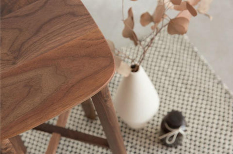 Low Bar Stool Walnut