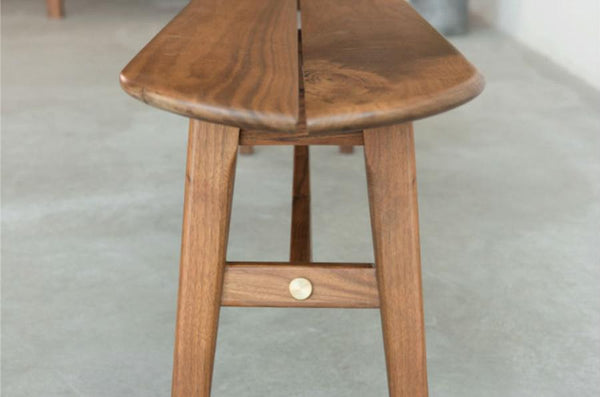Straight Bench Walnut