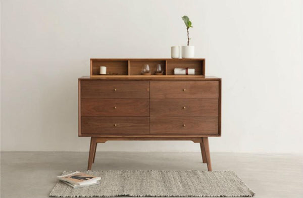 Simple Chest of Drawers Ash 6 drawers