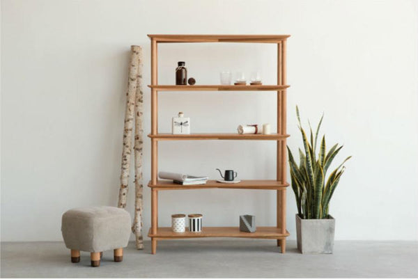 Rise Book Rack Walnut