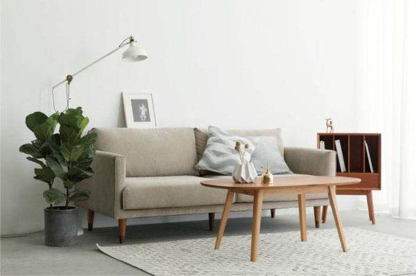 Soft Cotton Sofa – 3 seater Beige