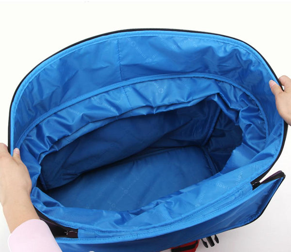 ailouis 36 Inch Expandable Extra Large Wheeled Travel Duffel Luggage Bag (Blue)