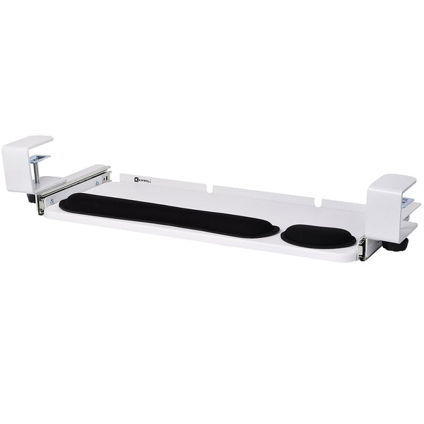 Under Table Keyboard Tray (White, 25'')