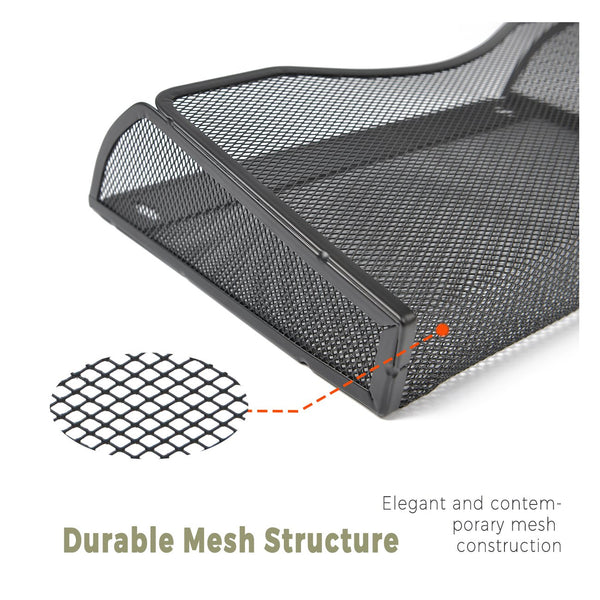 Kinwell Office Hanging Mesh Document Storage Pockets Magazine Rack Wall File Holder