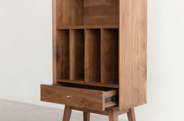 Unit Bookcase High Ash