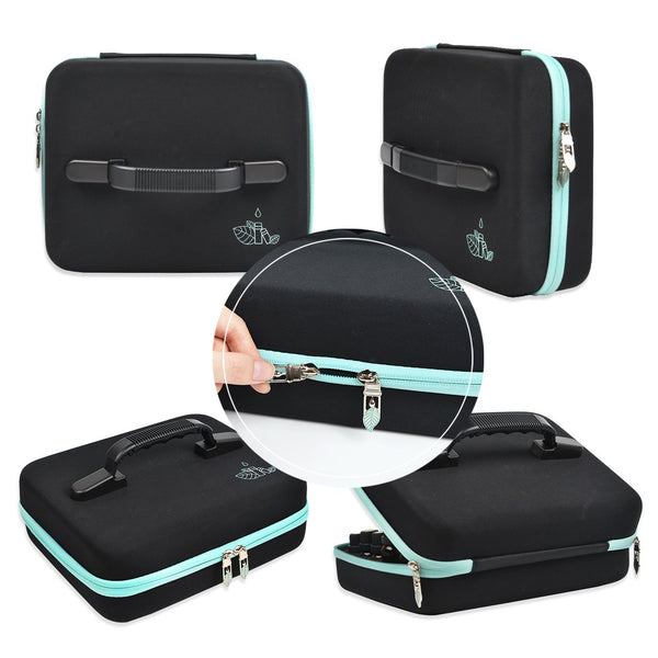 Beschan 42 Holes Essential Oil Box Carrying Case Portable Storage