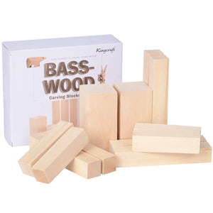 12 Pack Basswood Carving Blocks