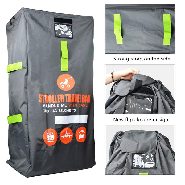 Beschan Standard or Double/Dual Stroller Gate Check Bag XL Travel Bag Foldable