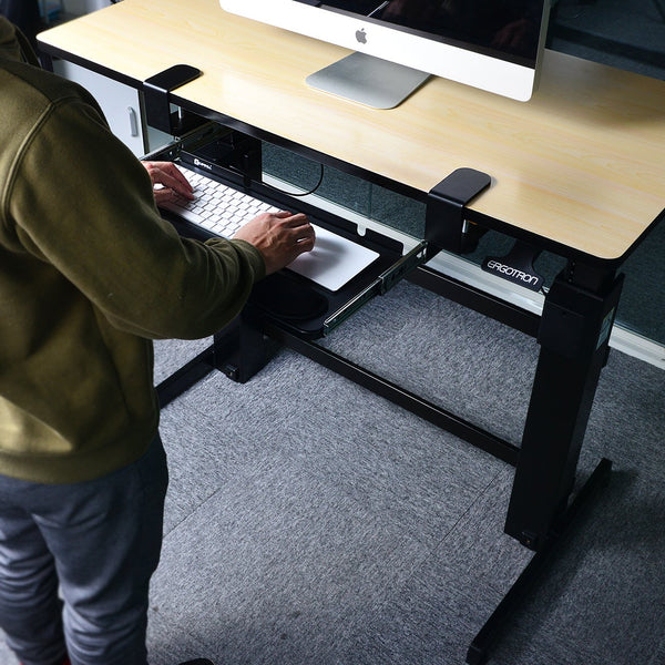Under Table Keyboard Tray (Black, 20'')