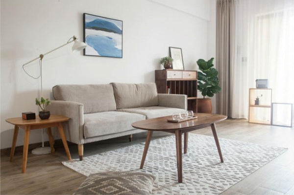 Soft Cotton Sofa – 3 seater Beige