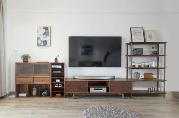 Nordic Bedside Table Walnut