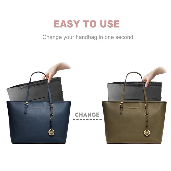 bag in bag Tote Shopper Purse Insert Organizer Package Bag Handbag Organizer fit LV Neverful L
