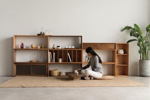 Combination Rack Cherry Wood