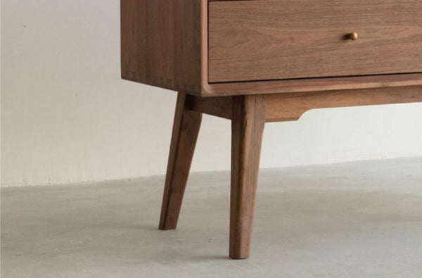 Simple Chest of Drawers Walnut – 6 drawers