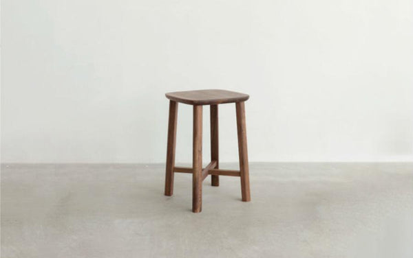 High & Low Bar Stool Ash+Walnut