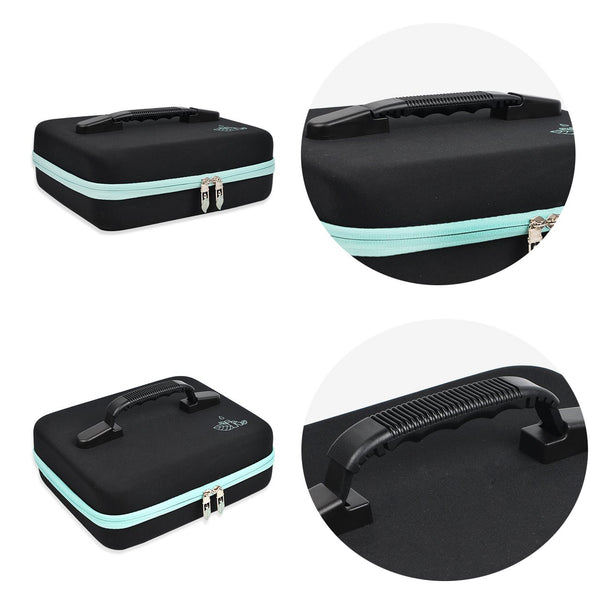 Beschan 42 Holes Essential Oil Box Carrying Case Portable Storage