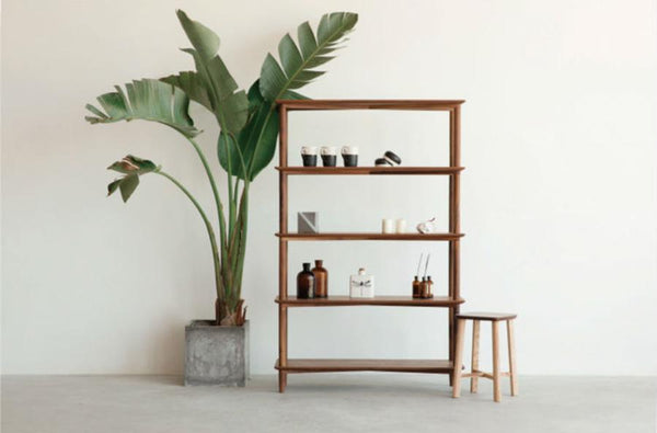 High & Low Bar Stool Ash+Walnut