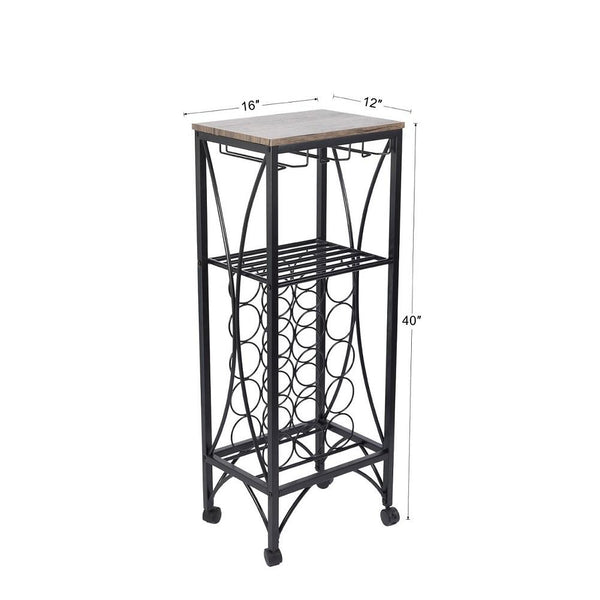 Wine Carts for Home with Wheels
