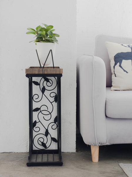 Rustic C Table for Sofa Living Room