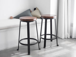 24 Inch Counter Bar Stools, Set Of 2