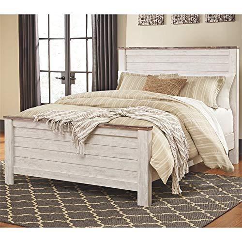 Willowton Queen Panel Bed in Whitewash
