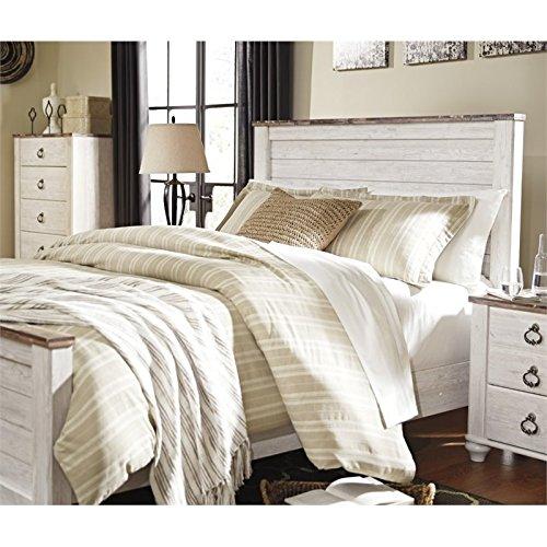 Willowton Queen Panel Bed in Whitewash