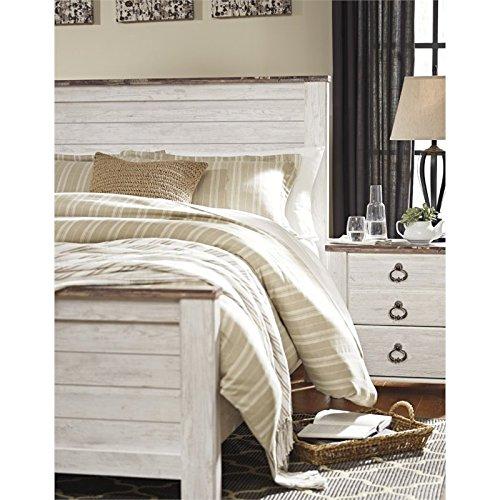 Willowton Queen Panel Bed in Whitewash