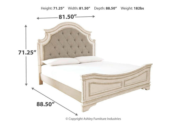Upholstered Panel Bed