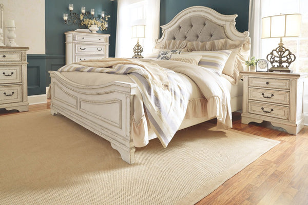 Upholstered Panel Bed